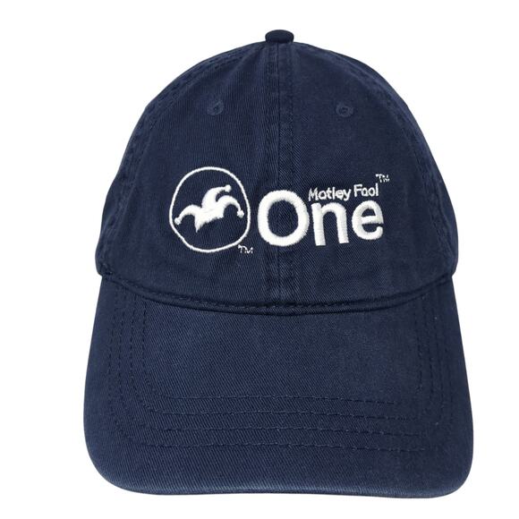 Motley Fool One Slideback Hat Blue One Size Adjustable Embroidered Otto - Picture 1 of 10
